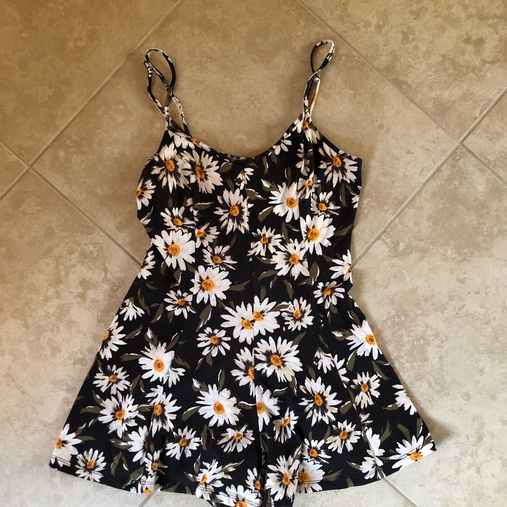 Floral Kimchi Blue romper